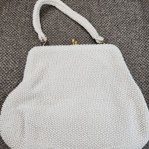 Vintage beaded hand bag